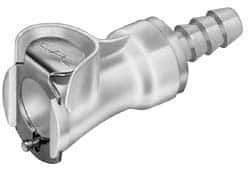 CPC Colder Products - Acetal Push-to-Connect Female Connector - 120 Max psi, 1/8" ID, Tan - Exact Tool & Supply