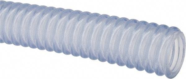Kuriyama of America - 1" Inside x 1.3" Outside Diam, Food & Beverage Hose - 2" Bend Radius, 100' Long, 28 Vacuum Rating - Exact Tool & Supply