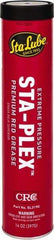 CRC - 14 oz Cartridge Lithium Extreme Pressure Grease - Red, Extreme Pressure & Food Grade, 325°F Max Temp, NLGIG 2, - Exact Tool & Supply