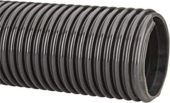 Kuriyama of America - 6" ID x 6.81" OD, 30 Max psi, 28 In. Hg, Dry Material Handling & Transfer Hose - Polyurethane, 12" Bend Radius, 100' Coil Length, Black - Exact Tool & Supply