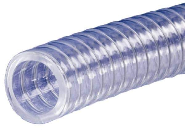 Kuriyama of America - 2" ID x 2.394" OD, 50' Long, PVC Tube - Clear, 50 Max psi - Exact Tool & Supply