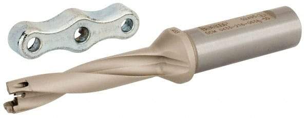 Iscar - 0.433 to 0.449" Diam, 5xD, 1.3" Max Depth, 5/8" Shank Diam, Replaceable Tip Drill - IDI Insert, 11 Seat Size, DCM Toolholder, Series ChamDrill - Exact Tool & Supply