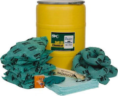 Brady SPC Sorbents - 38 Gal Capacity Hazardous Materials Spill Kit - 55 Gal Drum - Exact Tool & Supply