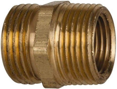 Cerro - 3/4 MGHT & 3/4 MPT Garden Hose Fitting - Brass, Male Hose to Male Pipe Connector - Exact Tool & Supply