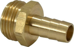 Dixon Valve & Coupling - 3/4 NH Garden Hose Fitting - Brass, Short Shank Male Connector - Exact Tool & Supply