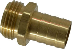 Dixon Valve & Coupling - 3/4 NH Garden Hose Fitting - Brass, Short Shank Male Connector - Exact Tool & Supply
