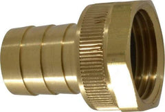 Dixon Valve & Coupling - 3/4 NH Garden Hose Fitting - Brass, Short Shank Female Swivel Connector - Exact Tool & Supply