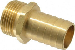 Dixon Valve & Coupling - 1 NH Garden Hose Fitting - Brass, Standard Shank Male/Female Set Connector - Exact Tool & Supply