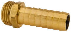 Dixon Valve & Coupling - 3/4 NH Garden Hose Fitting - Brass, Long Shank Male Connector - Exact Tool & Supply