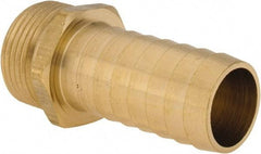 Dixon Valve & Coupling - 1 NH Garden Hose Fitting - Brass, Long Shank Male Connector - Exact Tool & Supply
