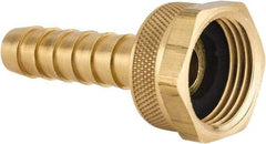 Dixon Valve & Coupling - 3/4 NH Garden Hose Fitting - Brass, Long Shank Female Swivel Connector - Exact Tool & Supply