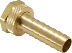 Dixon Valve & Coupling - 3/4 NH Garden Hose Fitting - Brass, Long Shank Female Swivel Connector - Exact Tool & Supply