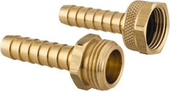 Dixon Valve & Coupling - 3/4 NH Garden Hose Fitting - Brass, Long Shank Male/Female Set Connector - Exact Tool & Supply