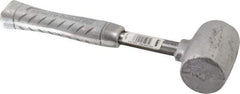 American Hammer - 6 Lb Head 2" Face Lead Alloy Nonmarring Lead Hammer - 12" OAL, Aluminum Handle - Exact Tool & Supply