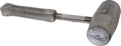 American Hammer - 10 Lb Head 2-1/2" Face Lead Alloy Nonmarring Lead Hammer - 13-1/2" OAL, Aluminum Handle - Exact Tool & Supply