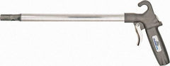 Guardair - 120 Max psi Safety Extension Tube Pistol Grip Blow Gun - 1/4 NPT, 12" Tube Length - Exact Tool & Supply
