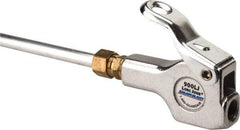 Guardair - 120 Max psi Safety Extension Tube Thumb Lever Blow Gun - 1/4 NPT, 60" Tube Length, Aluminum - Exact Tool & Supply