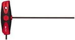 Wiha - 3mm Hex, T-Handle Cushion Grip, Hex Key - 5.9mm OAL, Metric System of Measurement - Exact Tool & Supply