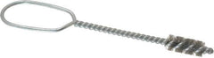 Schaefer Brush - 7/16 Inch Actual Brush Diameter, 1/4 Inch Inside Diameter, Carbon Steel, Plumbing, Hand Fitting and Cleaning Brush - 3/8 Refrigeration Outside Diameter, 1 Inch Brush Length, 11/64 Inch Trim Length, 0.005 Wire, Oval Formed Wire Handle - Exact Tool & Supply