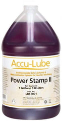 Accu-Lube - Accu-Lube Power Stamp II, 1 Gal Bottle Stamping Fluid - Water Soluble, For Machining - Exact Tool & Supply