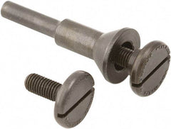 Camel Grinding Wheels - 3/8" Max Diam, Abrasive Mandrel Adapter - 1/4" Min Disc Hardware Diam - Exact Tool & Supply