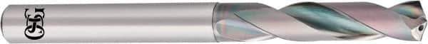 OSG - 16.5mm 140° Spiral Flute Solid Carbide Screw Machine Drill Bit - EgiAs Finish, Right Hand Cut, 83mm Flute Length, 150mm OAL, Straight Shank, Through Coolant - Exact Tool & Supply