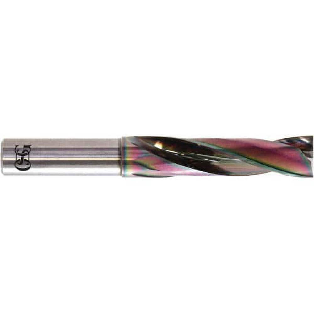 Screw Machine Length Drill Bit: 0.0315″ Dia, 0 °, Solid Carbide EgiAs Finish, Right Hand Cut, Spiral Flute, Straight-Cylindrical Shank, Series 5700