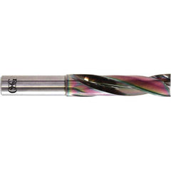 OSG - 10.8mm 180° Spiral Flute Solid Carbide Screw Machine Drill Bit - Exact Tool & Supply