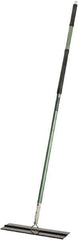 Ability One - 55" Long x 6" Wide Microfiber Dust Flat Mop - Hook & Loop, Green, Looped Head, Launderable - Exact Tool & Supply