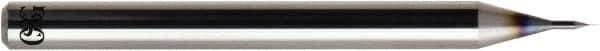 OSG - 0.08mm, 120° Point, Solid Carbide Micro Drill Bit - 38mm OAL, 0.48mm Flute Length, 3mm Shank Diam, Series 5320 - Exact Tool & Supply