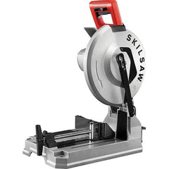 Skilsaw - 12" Blade Diam, 1" Arbor Hole, Straight Chop & Cut-Off Saw - 1 Phase, 1,500 RPM, 120 Volts, 4-1/2" Capacity in Pipe at 90° - Exact Tool & Supply
