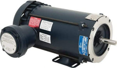 Leeson - 1 hp 1,800 Max RPM Explosion Proof Motor - 56C NEMA Frame, 230/460 Volts, 85.5% Efficiency at Full Load - Exact Tool & Supply