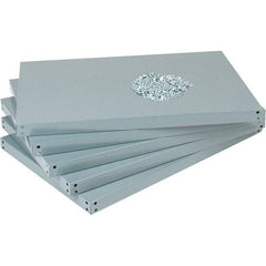 Value Collection - 36" Wide, 1-15/16 High, Open Shelving Accessory/Component - 14 Gauge Steel, Powder Coat Finish, Use with High Capacity Storage Racks - Exact Tool & Supply