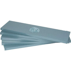 Value Collection - 60" Wide, 1-15/16 High, Open Shelving Accessory/Component - 14 Gauge Steel, Powder Coat Finish, Use with High Capacity Storage Racks - Exact Tool & Supply