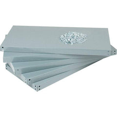Value Collection - 36" Wide, 1-15/16 High, Open Shelving Accessory/Component - 14 Gauge Steel, Powder Coat Finish, Use with High Capacity Storage Racks - Exact Tool & Supply