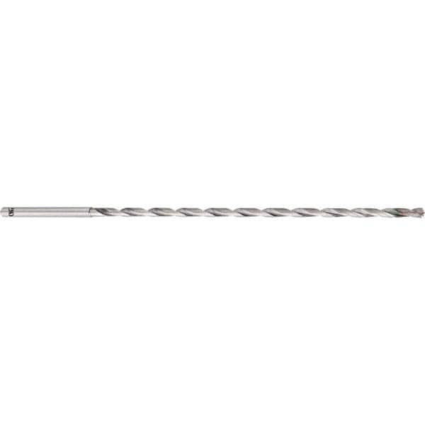 OSG - 9/16" 140° 2-Flute Solid Carbide Extra Length Drill Bit - Exact Tool & Supply