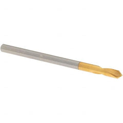 OSG - 3mm Body Diam, 90°, 48mm OAL, High Speed Steel Spotting Drill - Exact Tool & Supply