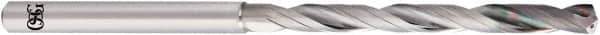 OSG - 7/32", 140° Point, Spiral Flute, Solid Carbide Taper Length Drill Bit - EgiAs Finish, 61mm Flute Length, 115mm OAL - Exact Tool & Supply