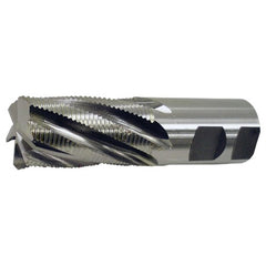 ‎1/4″ × 3/8″ × 1-1/4″ × 3-1/8″ RHS / RHC HSS-CO 8% (M42) 4-Flute Center-Cutting Fine Profile Roughing End Mill - Bright - Exact Tool & Supply