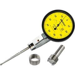 Mitutoyo - to 1mm 0.0100mm Graduation, Horizontal Dial Test Indicator - Exact Tool & Supply