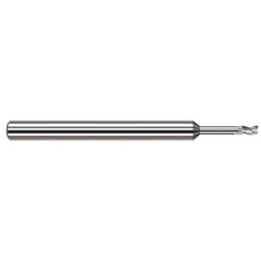 Harvey Tool - 3/32", 0.139" LOC, 1/8" Shank Diam, 2-1/2" OAL, 3 Flute Solid Carbide Square End Mill - Exact Tool & Supply