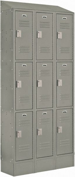 LockUp - 9 Door, 3 Tier, Electronic Access Lockers - Exact Tool & Supply