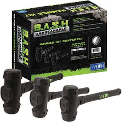 Wilton - Hammer & Mallet Sets Type: Dead Blow Hammer Set Number of Pieces: 3 - Exact Tool & Supply
