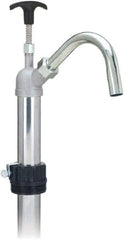 lumax - Oil Lubrication 0.17 Gal/Turn Flow Aluminum & Steel Lever Hand Pump - For 15 to 55 Gal Container - Exact Tool & Supply