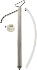 lumax - Water-Based Lubrication 0.06 Gal/Turn Flow Stainless Steel Lever Hand Pump - For 5 Gal Container - Exact Tool & Supply