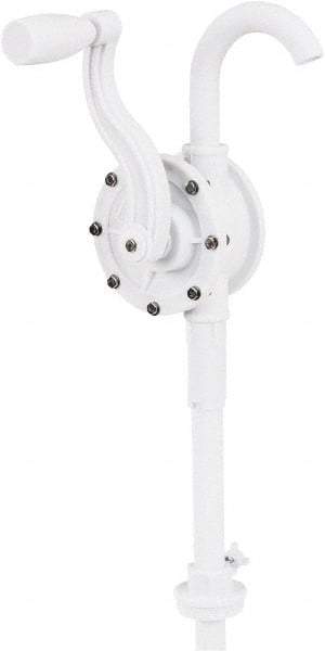 lumax - DEF Lubrication 0.08 Gal/Turn Flow Polyphenylene Sulfide Rotary Hand Pump - For 15 to 55 Gal Container - Exact Tool & Supply