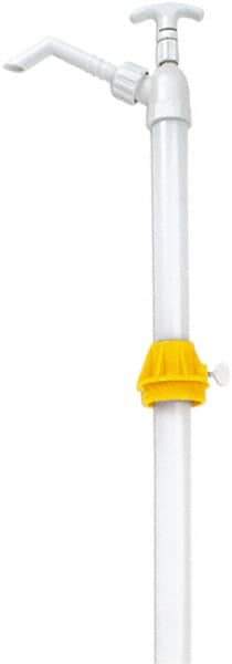 lumax - Oil Lubrication 0.06 Gal/Turn Flow Polypropylene Lever Hand Pump - For 15 to 55 Gal Container - Exact Tool & Supply