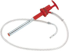 lumax - Oil Lubrication 0.02 Gal/Turn Flow Plastic Lever Hand Pump - For 5 Gal Container - Exact Tool & Supply