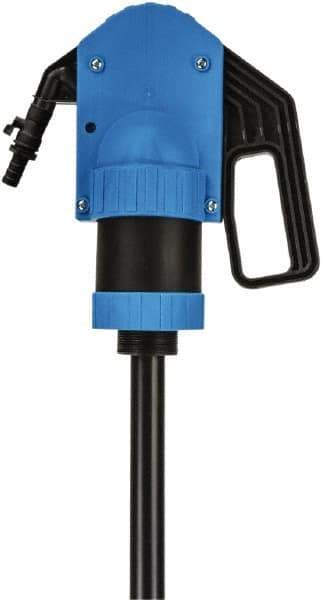 lumax - DEF Lubrication 0.13 Gal/Turn Flow Polypropylene Lever Hand Pump - For 15 to 55 Gal Container - Exact Tool & Supply
