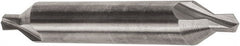 Precision Twist Drill - #1 Plain Cut 60° Incl Angle Solid Carbide Combo Drill & Countersink - Exact Tool & Supply
